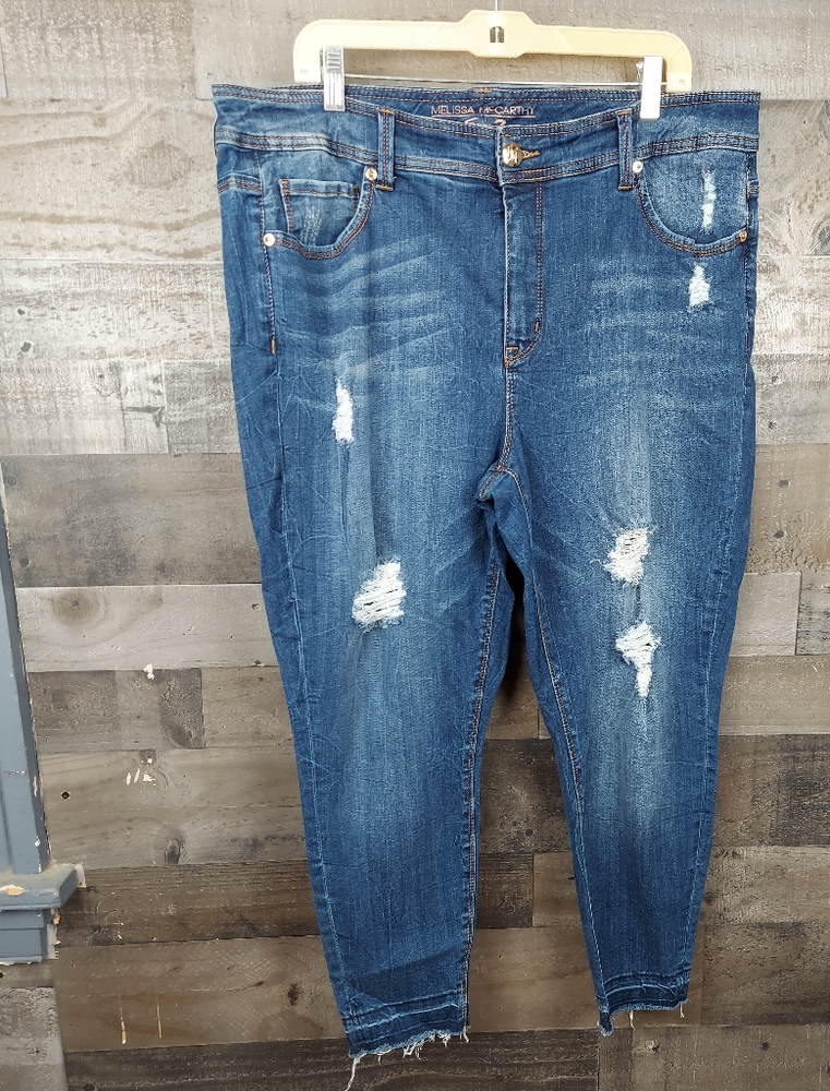 Melissa Mccarthy Seven7 Pencil Slimming Silhouette System Jeans